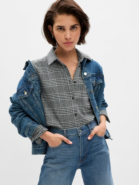 GAP Cămașă din flanelă oversize GAP