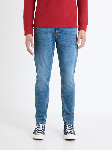 Celio Blugi slim fit albastru deschis pentru bărbați Celio Foactive