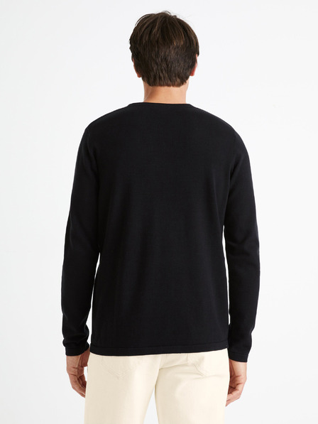 Celio Pulover negru pentru bărbați Celio Felano