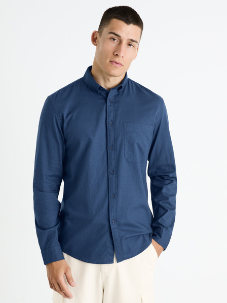 Celio Tricou albastru închis pentru bărbați Celio Farobone2