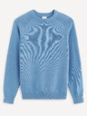 Celio Pulover basic albastru pentru bărbați Celio Febasic