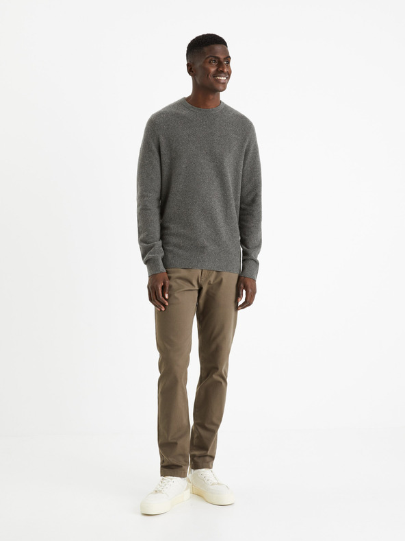 Celio Pulover basic bărbați gri Celio Felinode