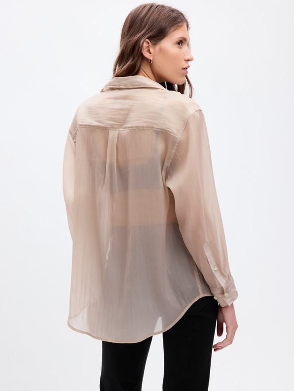 GAP Cămașă transparentă oversize GAP