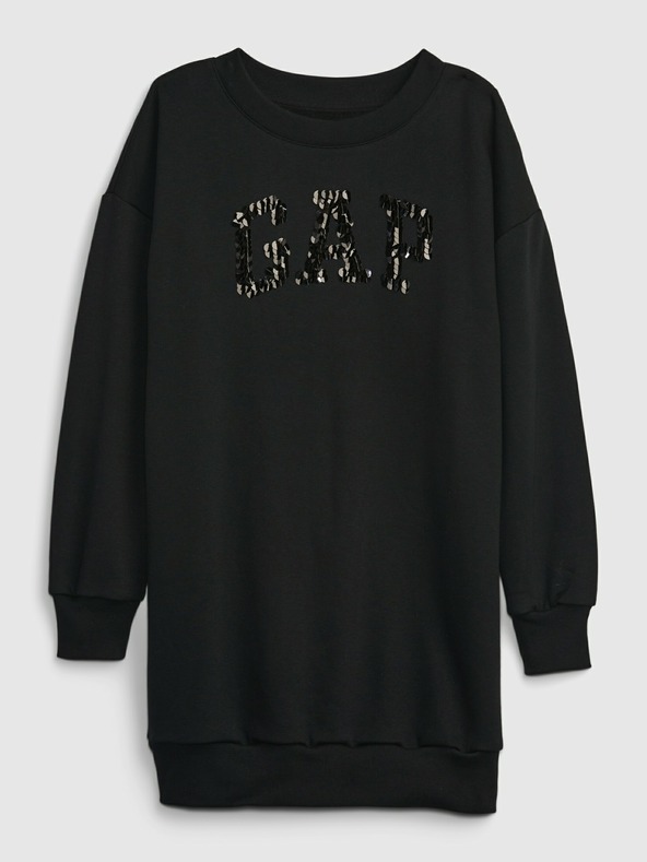 GAP Rochie tip hanorac cu logo pentru copii GAP