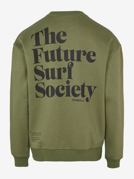 O'Neill Hanorac kaki pentru bărbați O'Neill Future Surf Society Printed Back