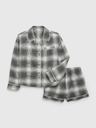 GAP Pijama în carouri pentru copii GAP