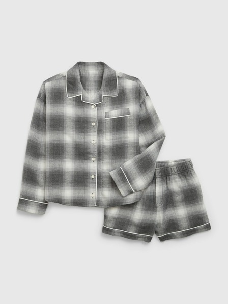 GAP Pijama în carouri pentru copii GAP