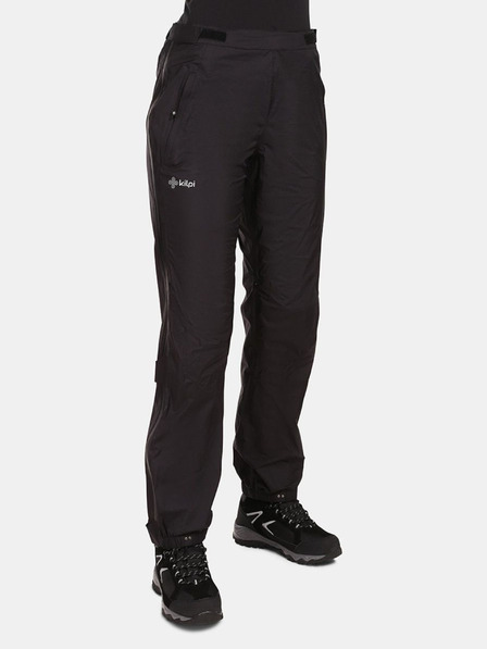 Kilpi Pantaloni impermeabili negri pentru femei Kilpi Alpin-W