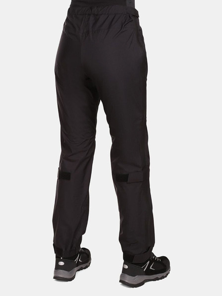 Kilpi Pantaloni impermeabili negri pentru femei Kilpi Alpin-W