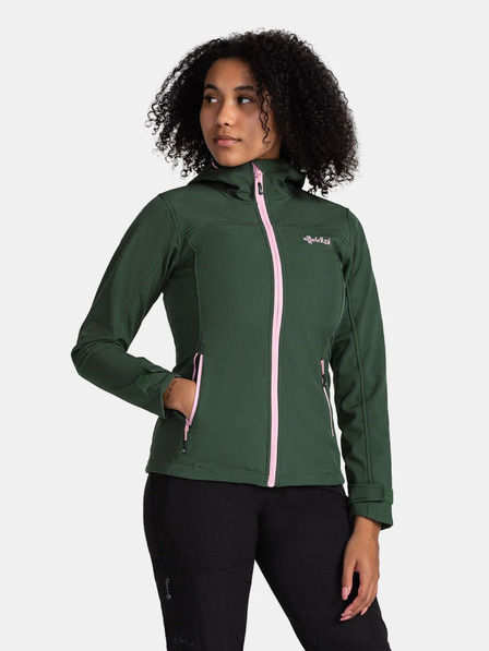 Kilpi Jachetă softshell verde închis pentru femei Kilpi Rawia