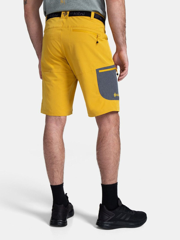 Kilpi Pantaloni scurți sport galbeni pentru bărbați Kilpi NAVIA