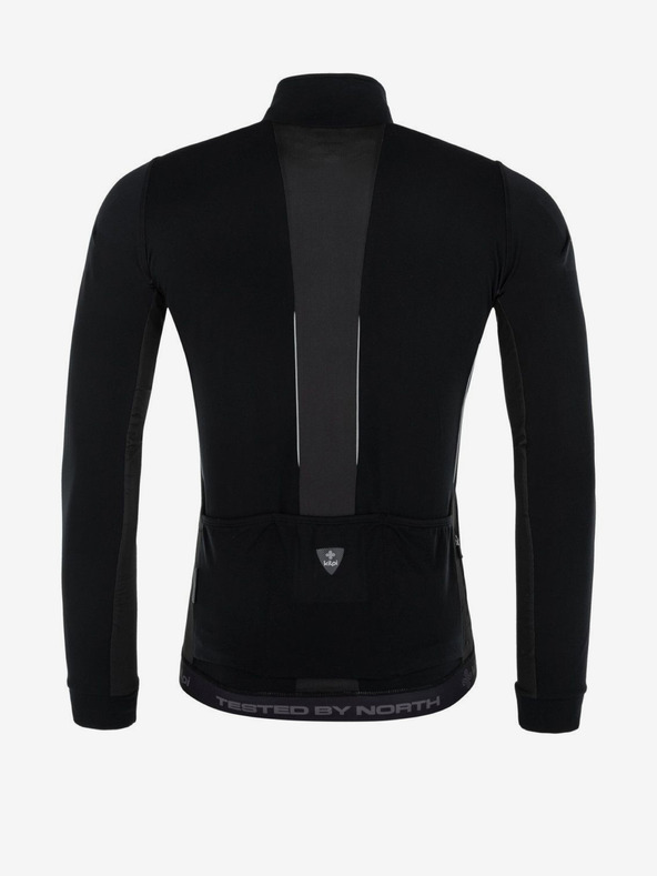 Kilpi Tricou de ciclism negru cu mânecă lungă pentru bărbați Kilpi CAMPOS-M