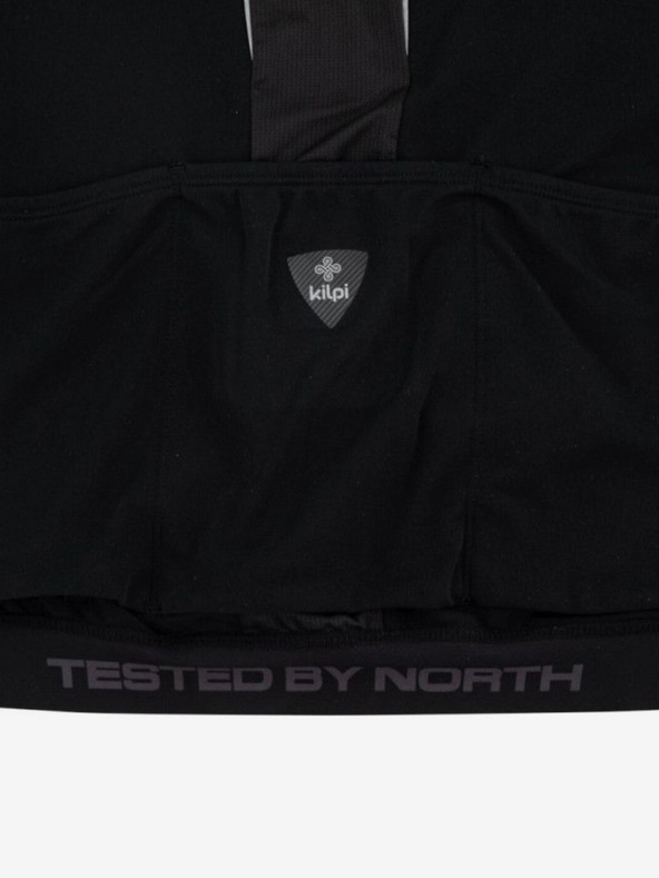 Kilpi Tricou de ciclism negru cu mânecă lungă pentru bărbați Kilpi CAMPOS-M