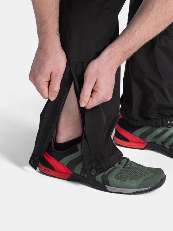 Kilpi Pantaloni sport impermeabili negri pentru bărbați Kilpi MAULES