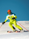 Kilpi Pantaloni de schi verde neon pentru bărbați Kilpi RAVEL
