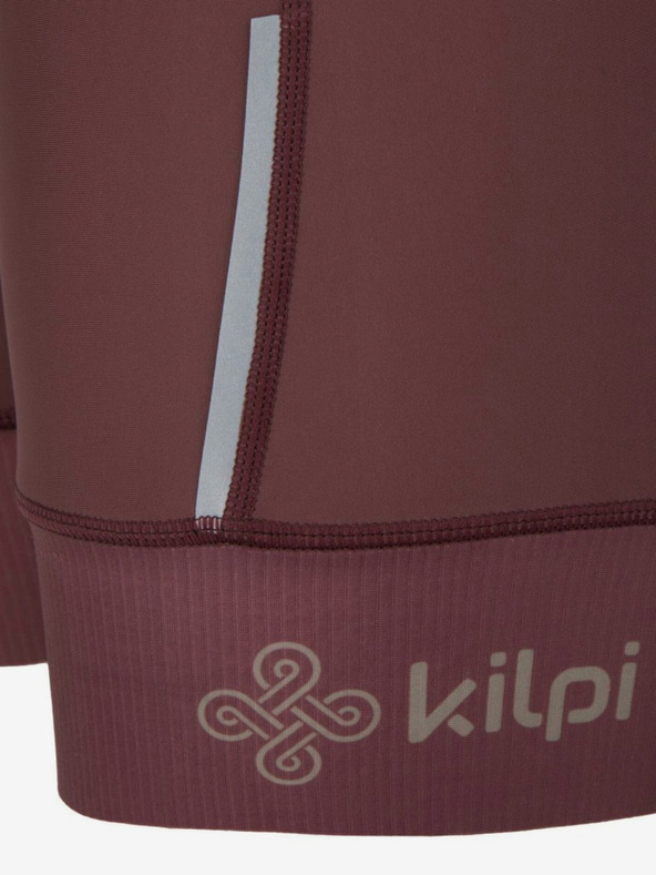 Kilpi Pantaloni scurți de ciclism pentru femei burgundy Kilpi PRESSURE