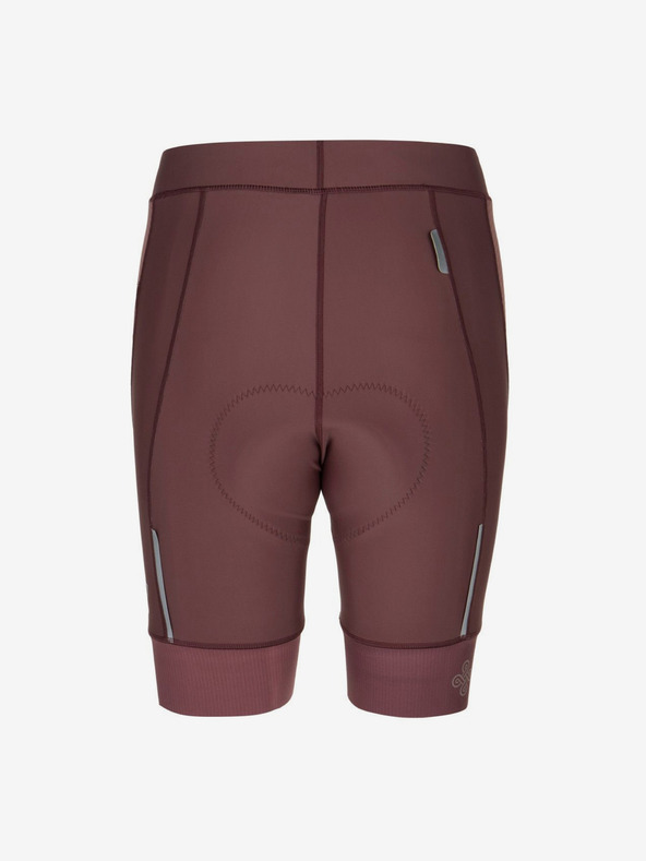 Kilpi Pantaloni scurți de ciclism pentru femei burgundy Kilpi PRESSURE