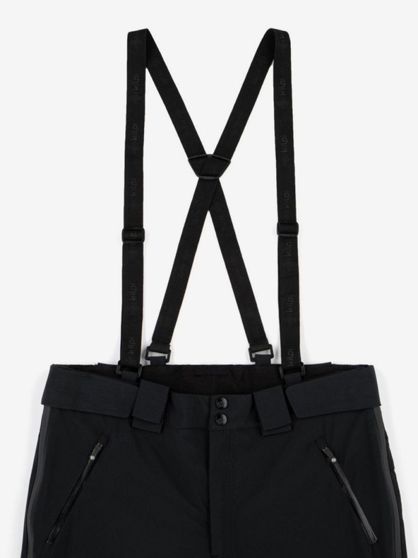 Kilpi Pantaloni de schi negri pentru bărbați Kilpi TEAM PANTS