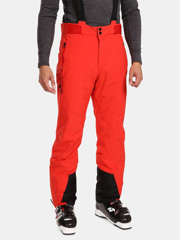 Kilpi Pantaloni de schi roșii pentru bărbați Kilpi RAVEL