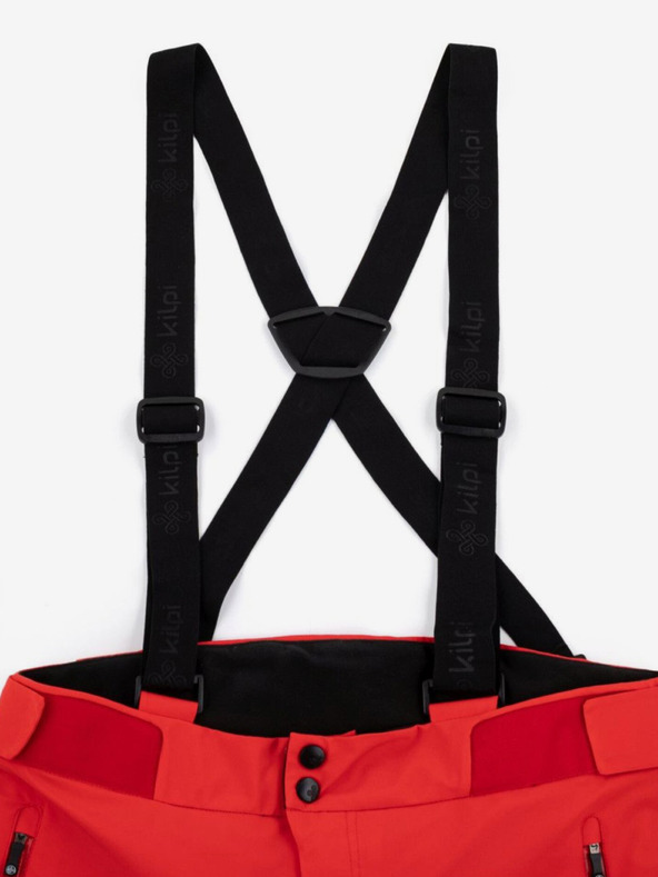 Kilpi Pantaloni de schi roșii pentru bărbați Kilpi RAVEL