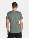 Kilpi Tricou sport pentru bărbați verde imprimat Kilpi LISMAIN
