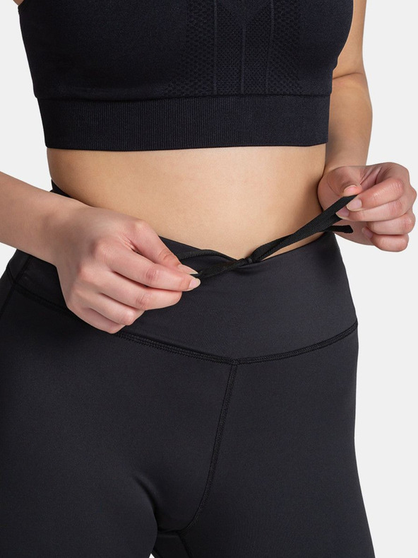 Kilpi Jambiere sport trei sferturi de culoare neagră, pentru femei Kilpi AMIRA