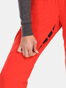 Kilpi Pantaloni de schi roșii pentru femei Kilpi RAVEL