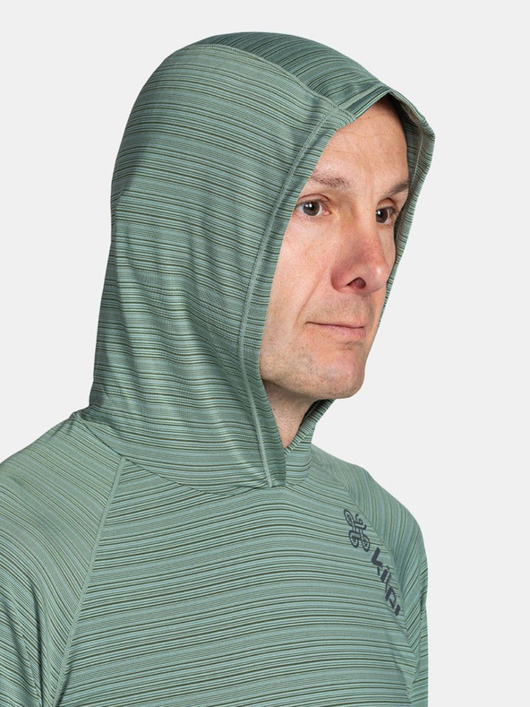 Kilpi Hanorac sport verde pentru bărbați Kilpi AILEEN