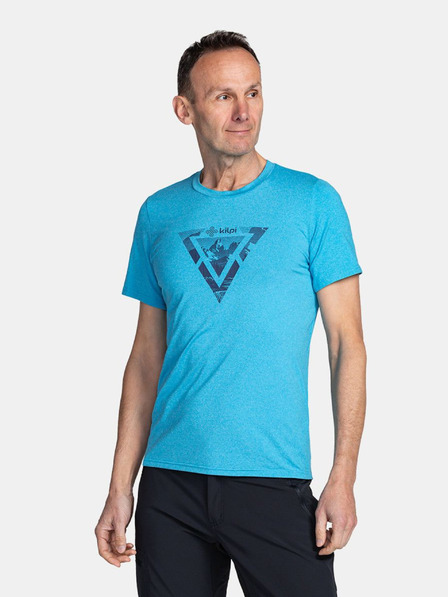 Kilpi Tricou sport imprimat albastru pentru bărbați Kilpi LISMAIN