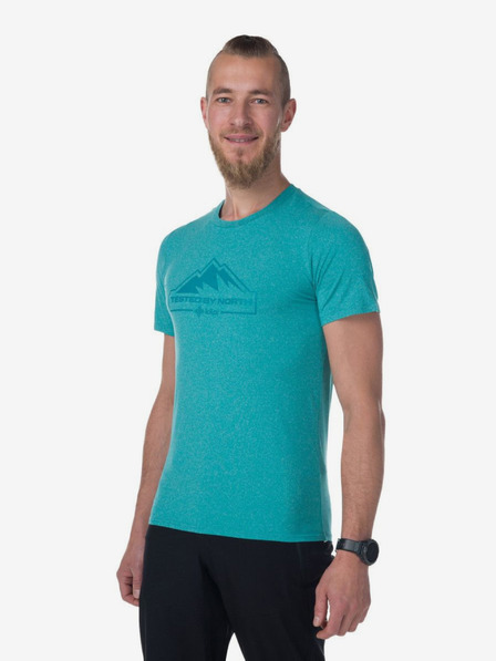 Kilpi Tricou imprimat turcoaz pentru bărbați Kilpi LISMAIN