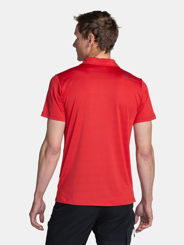 Kilpi Tricou sport polo roșu pentru bărbați Kilpi GIVRY