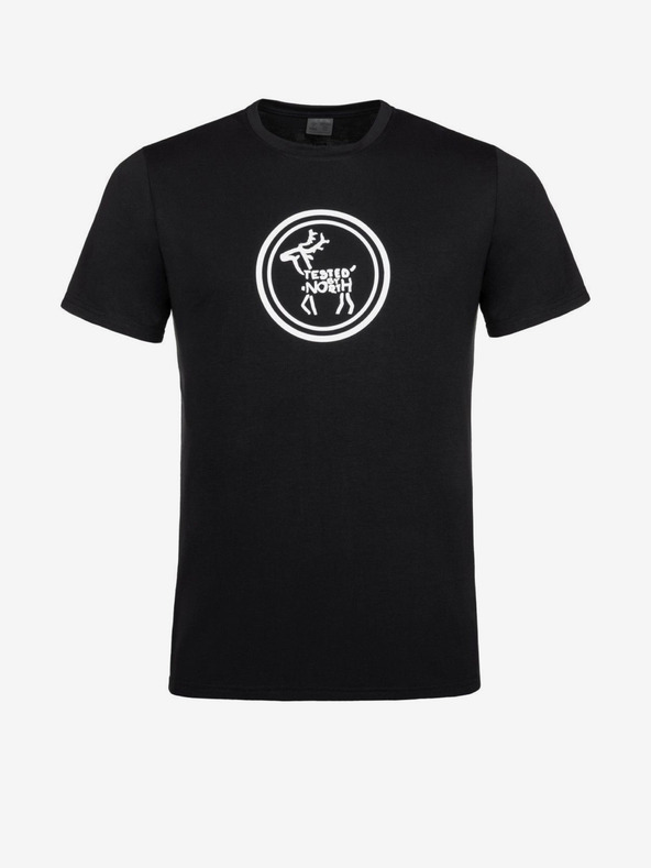 Kilpi Tricou imprimat negru pentru bărbați Kilpi BRANDYS