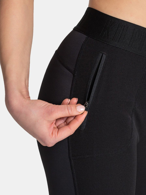 Kilpi Pantaloni scurți sport pentru femei, negri Kilpi LISBROCK