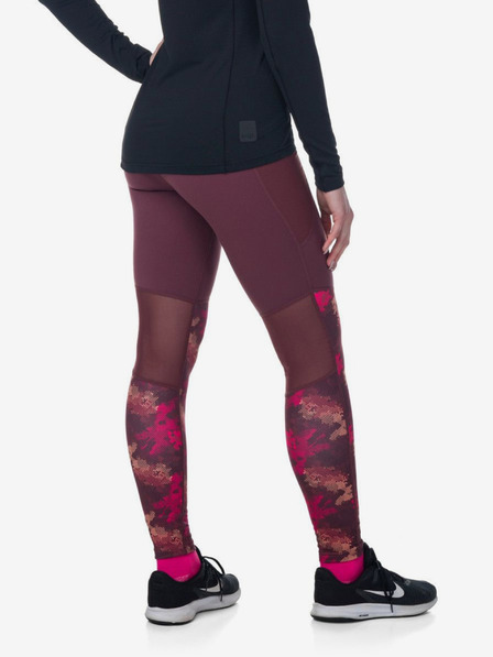 Kilpi Jambiere sport de damă burgundy Kilpi Ligano