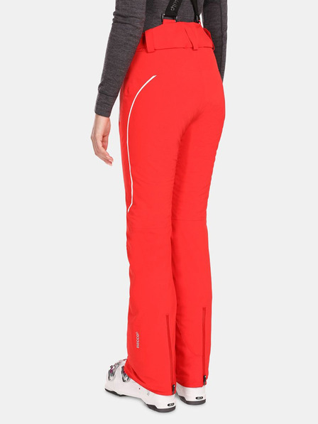 Kilpi Pantaloni de schi roșii pentru femei Kilpi DAMPEZZO-W