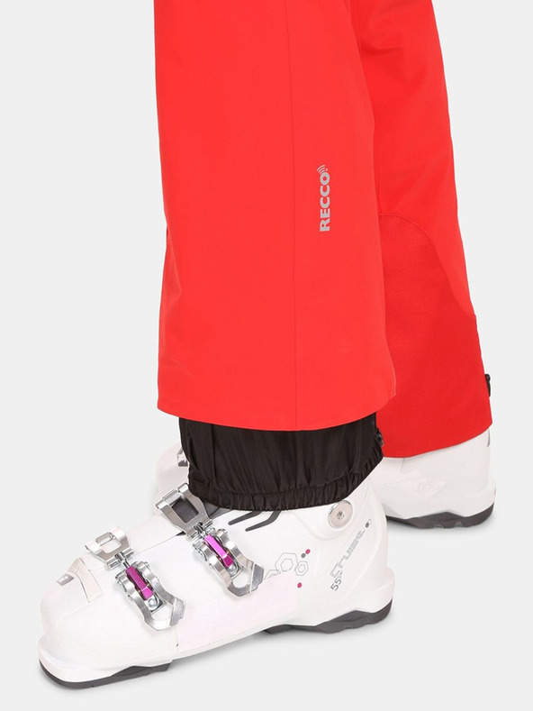 Kilpi Pantaloni de schi roșii pentru femei Kilpi DAMPEZZO-W