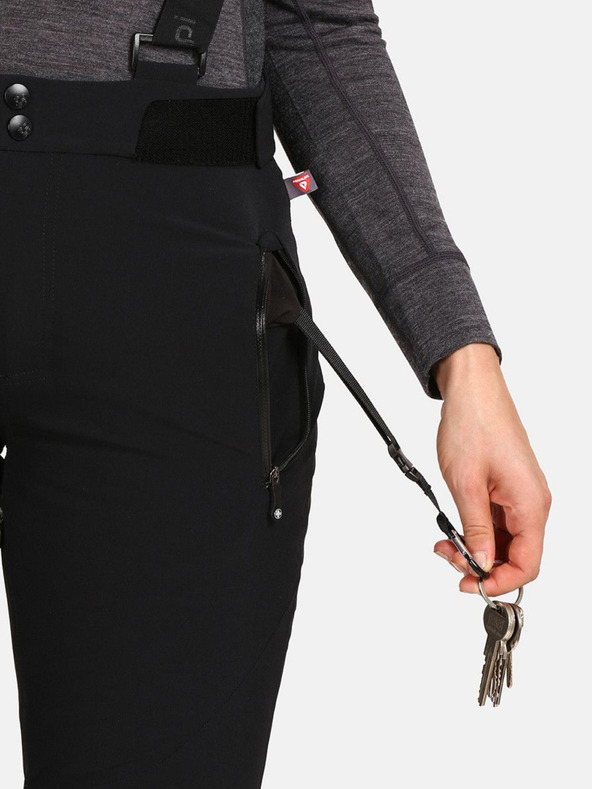 Kilpi Pantaloni de schi negri pentru femei Kilpi RAVEL