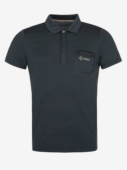 Kilpi Tricou polo sport gri închis pentru bărbați Kilpi GIVRY