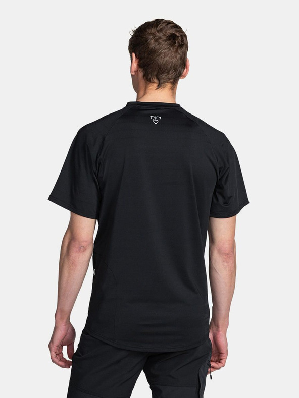 Kilpi Tricou sport imprimat negru pentru bărbați Kilpi REMIDO