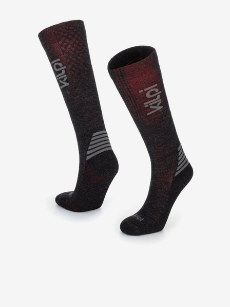 Kilpi Șosete sport unisex negru vin Kilpi PEROSA