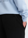 Ombre Clothing Pantaloni de trening negri pentru bărbați Ombre Clothing CARROT