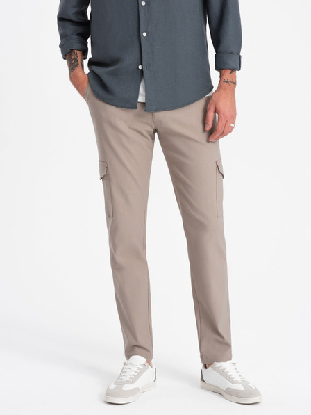 Ombre Clothing Pantaloni Cargo Bej pentru bărbați Îmbrăcăminte Ombre