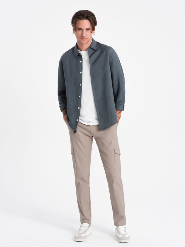 Ombre Clothing Pantaloni Cargo Bej pentru bărbați Îmbrăcăminte Ombre