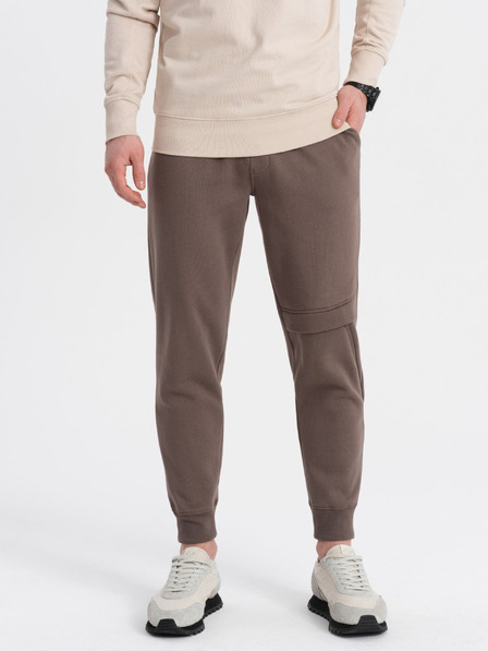 Ombre Clothing Pantaloni cargo maro pentru bărbați Ombre Clothing