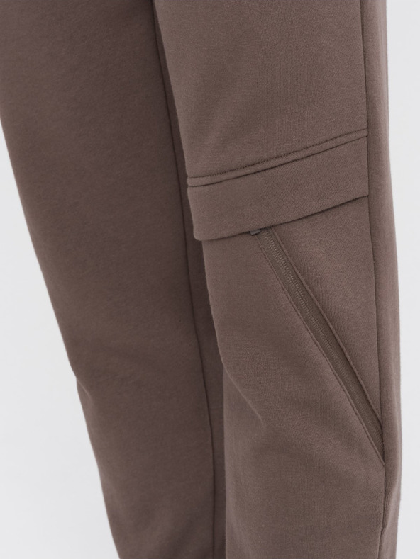 Ombre Clothing Pantaloni cargo maro pentru bărbați Ombre Clothing