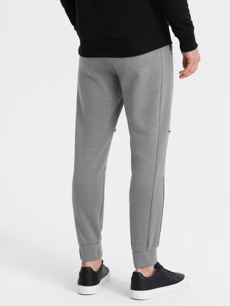 Ombre Clothing Pantaloni de trening bărbați Ombre Clothing gri