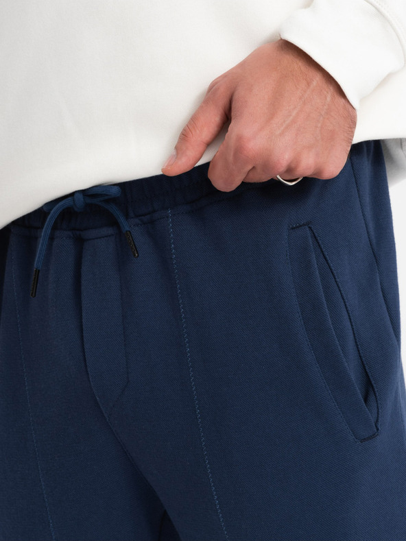 Ombre Clothing Pantaloni de trening Ombre Clothing CARROT albastru închis pentru bărbați