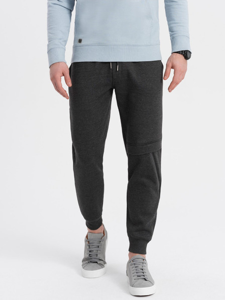 Ombre Clothing Pantaloni de trening bărbați gri închis Îmbrăcăminte Ombre
