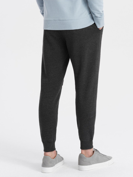 Ombre Clothing Pantaloni de trening bărbați gri închis Îmbrăcăminte Ombre