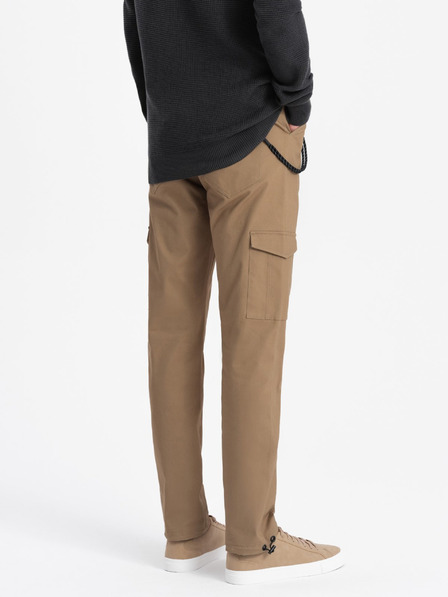 Ombre Clothing Pantaloni cargo bărbați maro Ombre Clothing